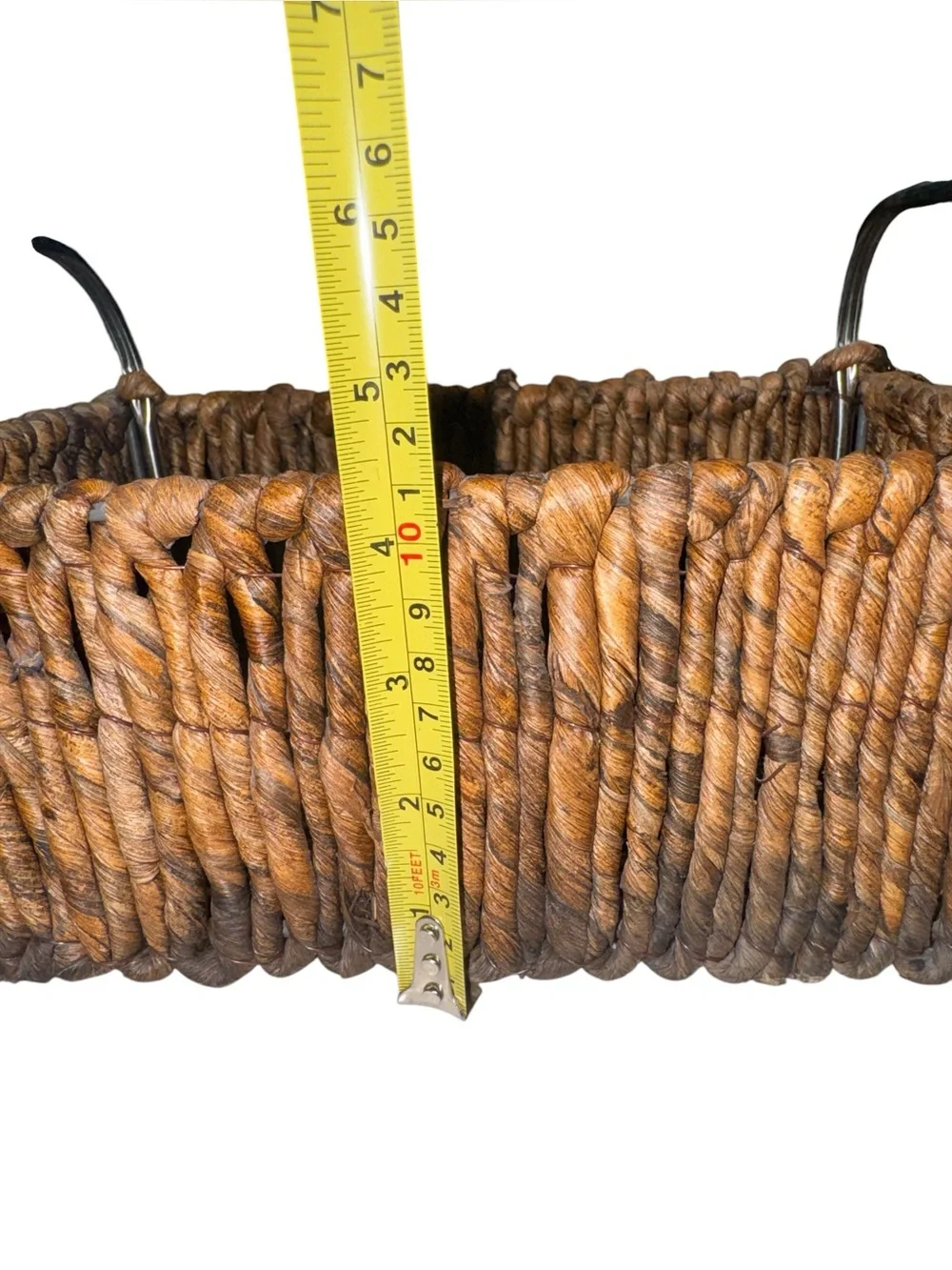 Woven Seagrass Rectangular Storage Basket